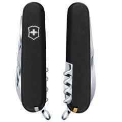 Складной нож Victorinox Spartan Mat Черный матовый лак (1.3603.3_M0007p) Долина