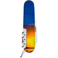 Складной нож Victorinox Climber Ukraine 91 мм 15 фнкций Рассвет (1.3703.7_T3220pw) Черкаси