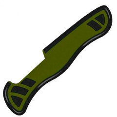 Накладка на нож Victorinox 111мм задняя H Черный/Зеленый (1049-VxC8334.C2) Доманівка