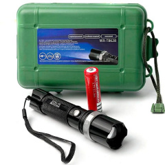 Фонарь тактический аккумуляторный Wimpex WX-T8628 99000W Черный Ворожба