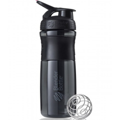 Шейкер спортивная бутылка BlenderBottle SportMixer 28oz/820ml Black (Original) Калуш