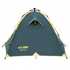 Палатка с автоматическим каркасом Tramp Quick 3 v2 TRT-097 green Братское