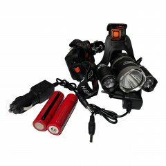 Налобный фонарь аккумуляторный Bailong BL-RJ-3000-T6 4 режима Черный (1756375621) Киев