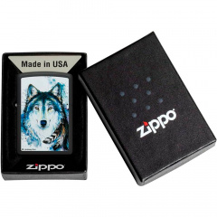 Зажигалка бензиновая Zippo Lindsay Kivi (48936) Братське