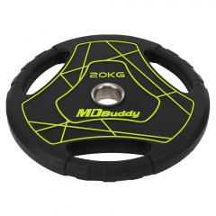 Диски полиуретановые MDbuddy TA-9647-20 51 мм 20 кг черный Косов