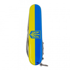 Складной нож Victorinox Climber Ukraine Герб на флаге горизонтальный (1.3703.3_T3040p) Ровно
