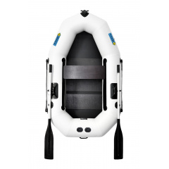 Лодка пвх надувная гребная одноместная ΩMega 190LS PS светлая Красноград