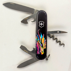 Складной нож Victorinox Spartan Zodiac Яркий дракон (1.3603.3_Z3330u) Доманівка
