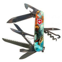Складной нож Victorinox Huntsman Zodiac Боевой дракон (1.3713.7.Z3230p) Боярка