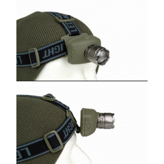 Фонарь налобный led cree Mil-tec оливковый 15171000 Тячів