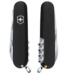 Складной нож Victorinox Huntsman Mat Черный матовый лак (1.3713.3_M0007p) Київ