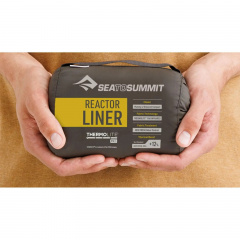Вкладыш в спальник Sea To Summit Reactor Liner Mum Standard Drawcord Желтый (1033-STS ASL031061-190906) Хмільник