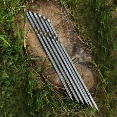 Шампуры с ручкой и кольцом Gorillas BBQ SKK91 45 см 6 шт (5474) Тернополь