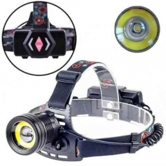 Налобный фонарь XQ-172-T6+COB 2x18650 zoom ЗП microUSB Box Feel Fit Нове