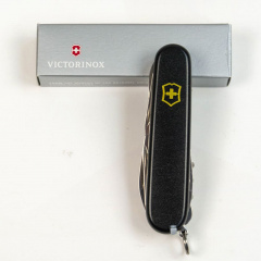 Складной нож Victorinox Climber Mat Черный матовый лак с желтым лого (1.3703.3_M0008p) Новониколаевка