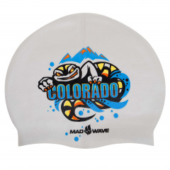 Шапочка для плавания MadWave COLORADO M055838 One Size Серебряный Тернополь