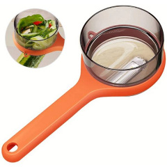 Нож для чистки овощей и фруктов с контейнером Splash proof storage paring knife Orange (14965-hbr) Ладан