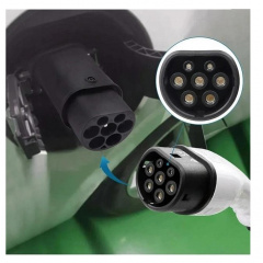 Переходник Type 2 J1772- Type 1 Bluefield Mennekes IEC 62196-2 Black (22050567) Чугуїв