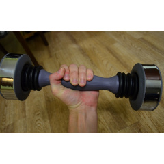 Гантели Shake Weight 28,5х10 см 1.3 кг Черный с серебристым Черкаси