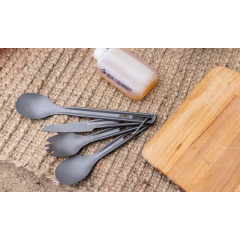 Набор столовых приборов Sea to Summit Frontier UL Cutlery Set 3 шт Темно-серый (STS ACK034021-121702) Самбор