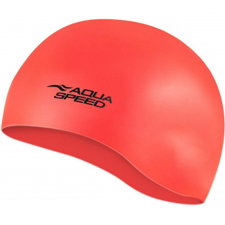 Шапочка для плавания Aqua Speed Mono Светло-красный One Size (1000-111-32)