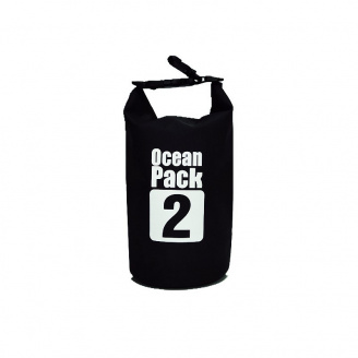 Водонепроницаемая сумка рюкзак гермомешок Ocean Pack 2 л Black (55355215)