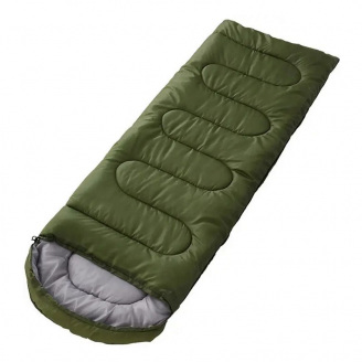 Спальный мешок E-Tac SB-01 с капюшоном 180х75 см Green
