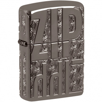 Зажигалка бензиновая Zippo Logos Design Серый (46312)