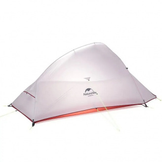 Палатка Naturehike Cloud Up 1 Updated NH18T010-T 230+65x110x100 см Серый (1047-6927595730522)