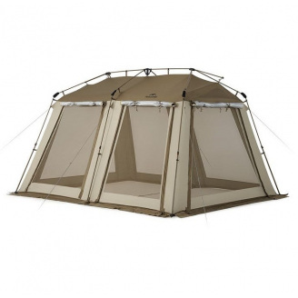 Палатка четырехместная Naturehike Village CNH23ZP12003 365x305x215 см Коричневый (2328892525)