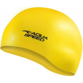 Шапочка для плавания Aqua Speed Mono Желтый One Size (1000-111-18)