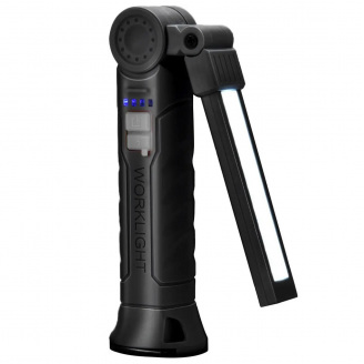 Фонарь аккумуляторный RIAS G52 с магнитом и подвесным крючком Black (3_04528)