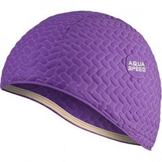 Шапочка для плавания Aqua Speed Bombastic Tic-Tac Фиолетовый One Size (1000-117-09)