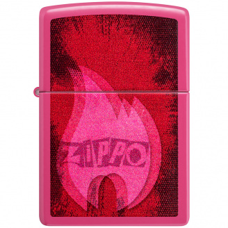 Зажигалка бензиновая Zippo Abstract Zippo Design Розовый (46572)