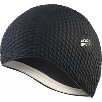 Шапочка для плавания Aqua Speed Bombastic Черный One Size (1000-104-07)