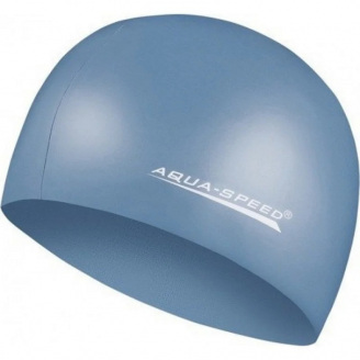 Шапочка для плавания Aqua Speed Mega Светло-синий One Size (1000-100-22)