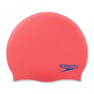 Шапочка для плавания Speedo Plain Moud Silc Cap Ju Красно-синий One Size (1000-8-70990H200)