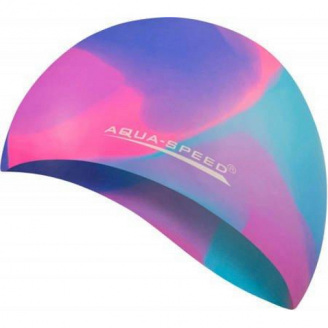 Шапочка для плавания Aqua Speed ​​Bunt Розово-синий One Size (1000-113-45)