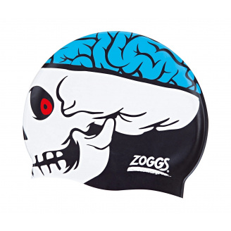 Шапочка для плавания Zoggs Character Silicone Cap Scull Разноцветный One Size (1000-465009)