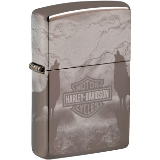 Зажигалка бензиновая Zippo Harley Davidson Серый (48799)