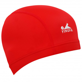Шапочка для плавания текстильная YINGFA C0075 Красный