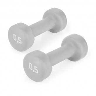 Гантели для фитнеса 2х0.5 кг Spokey SHAPE IV Серый (s0350)
