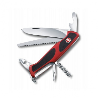 Швейцарский нож Victorinox RangerGrip 55 Красно-черный (0.9563.C)