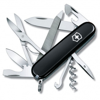 Складной нож Victorinox Mountaineer 91мм 8 функций Черный (1.3743.3)