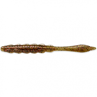 Приманка силикон FishUp Scaly FAT 3.2in #045-Green Pumpkin/Red & Black 10060121