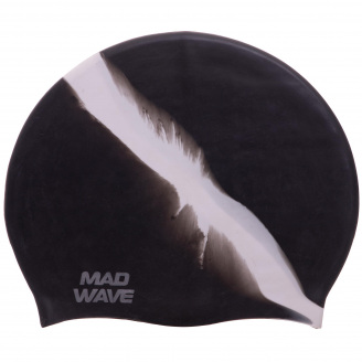 Шапочка для плавания MadWave MULTI BIG M053111 Черный