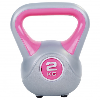 Гиря пластиковая Zelart TA-5734-2 2кг Розовый