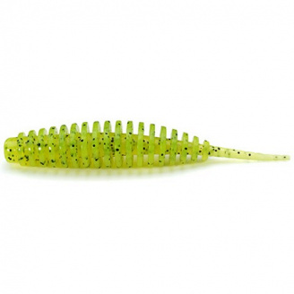 Приманка силикон FishUp Tanta 3.5in/88,9мм/5pcs./ #055 - Chartreuse/Black 10052116