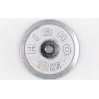 Блины диски хромированные HIGHQ SPORT TA-1454-10S 10кг