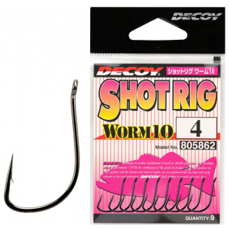 Крючок Decoy Worm 10 Shot Rig #04 9 шт/уп (1013-1562.09.38)